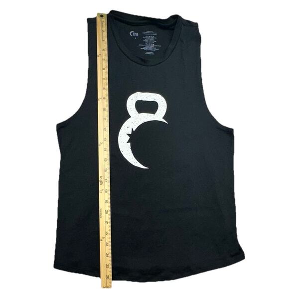 Zyia Active Tank Top Womens Size Large Black Kettlebell Workout Gym - Picture 4 of 6